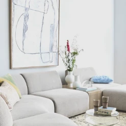 HKliving Medium White Matt Vase 5 HKliving Medium White Matt Vase