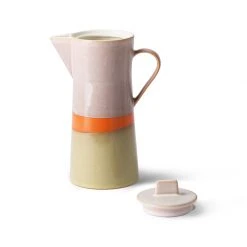 HKliving Ceramic 70's Coffee Pot Saturn