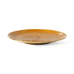 HKliving Kyoto Ceramics Japanese Dinner Plate Brown