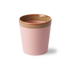 HKliving 70s Ceramics Handleless Mug - Pink