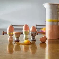 HKliving Multicolour Ceramic Egg Cups
