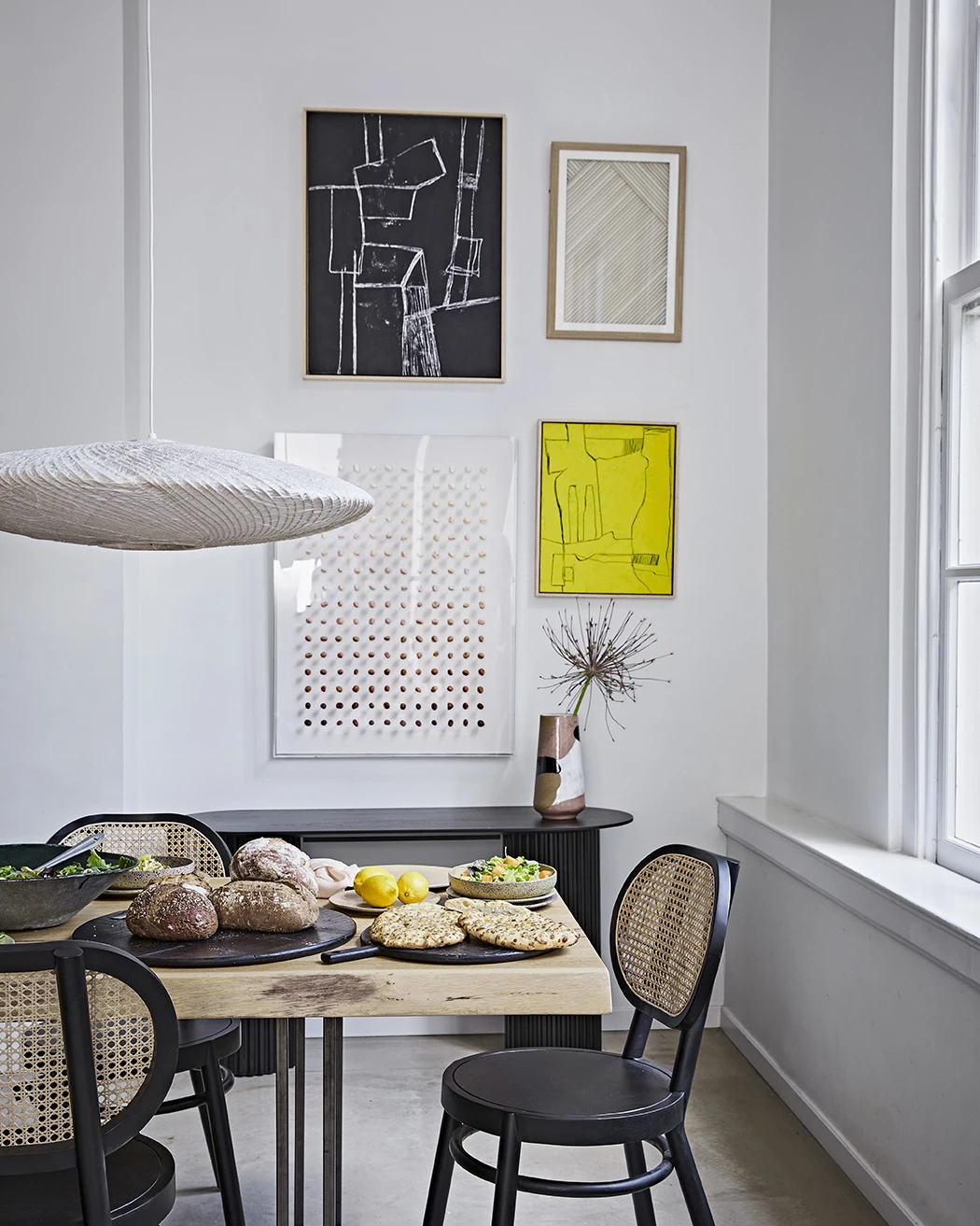 HKliving Hand Painted Ceramic Flower Vase HKliving Hand Painted Ceramic Flower Vase