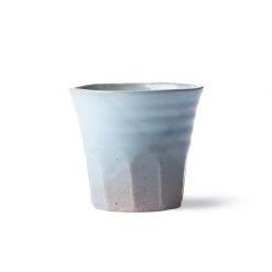 HKliving Bold & Basic Ceramics Mug Grey/Blue