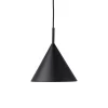 HKliving Metal Triangle Pendant Lamp M Matt Black
