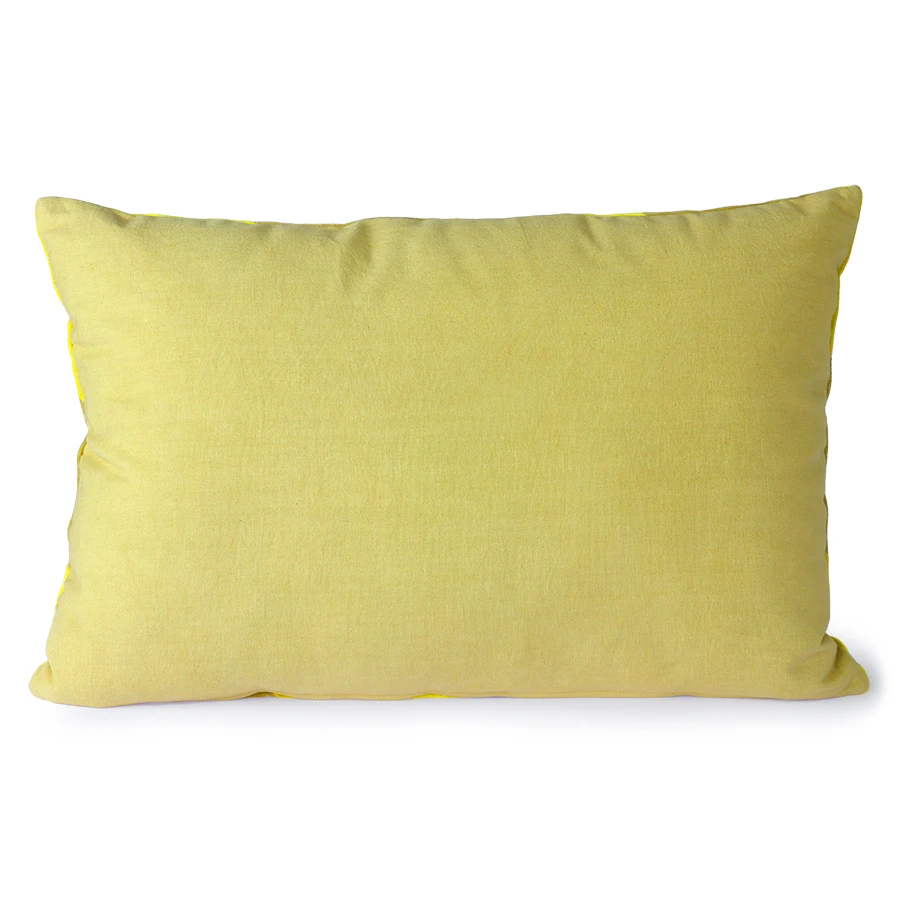 HKliving Yellow & Green Striped Cushion HKliving Yellow & Green Striped Cushion