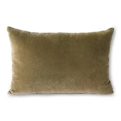 HKliving Velvet Cushion Army (40x60)
