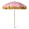 HKliving Graphic Twist Beach Umbrella