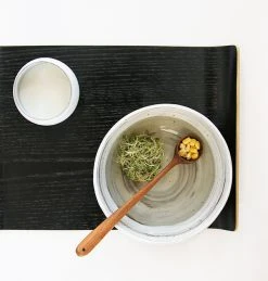 HKliving Black Willow Wooden Tray L 10 HKliving Black Willow Wooden Tray L