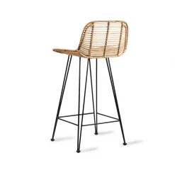 HKliving Rattan Bar Stool