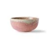 HKliving Home Chef Ceramics Rustic Pink Bowl Set of 2