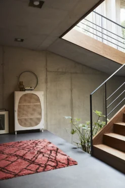 HKliving Funky Red Berber Rug