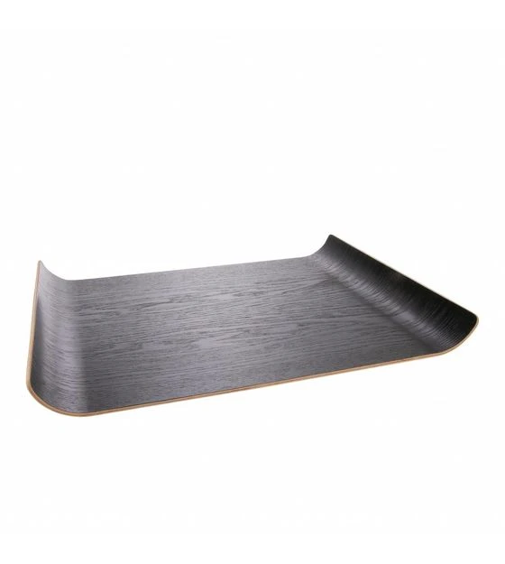 HKliving Black Willow Wooden Tray L 4 HKliving Black Willow Wooden Tray L