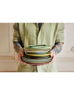 HKliving Set of 2 Pistachio Side Plates