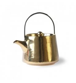 HKliving Gold Vintage Touch Tea Pot