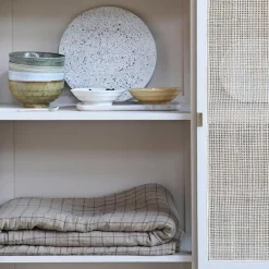 HKliving Plaid coton doux à carreuax