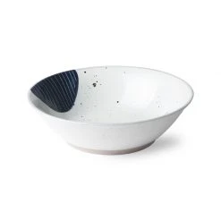 HKliving Set of 2 Kyoto Ceramics Indigo Bowls