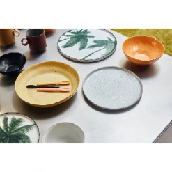 HKliving Bold & Basic Ceramics Pasta Plate - Set of 2