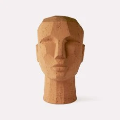 HKliving Terracotta Head Figure