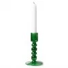 HKliving Forest Green Glass Candle Holder