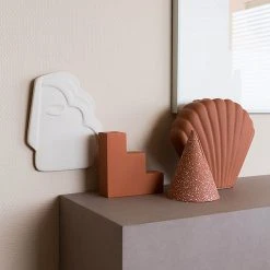 HKliving Rust Shell Vase