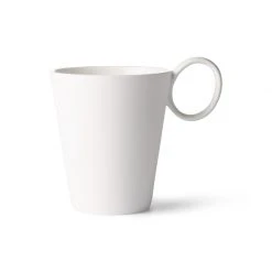 HKliving White Bone China Mug