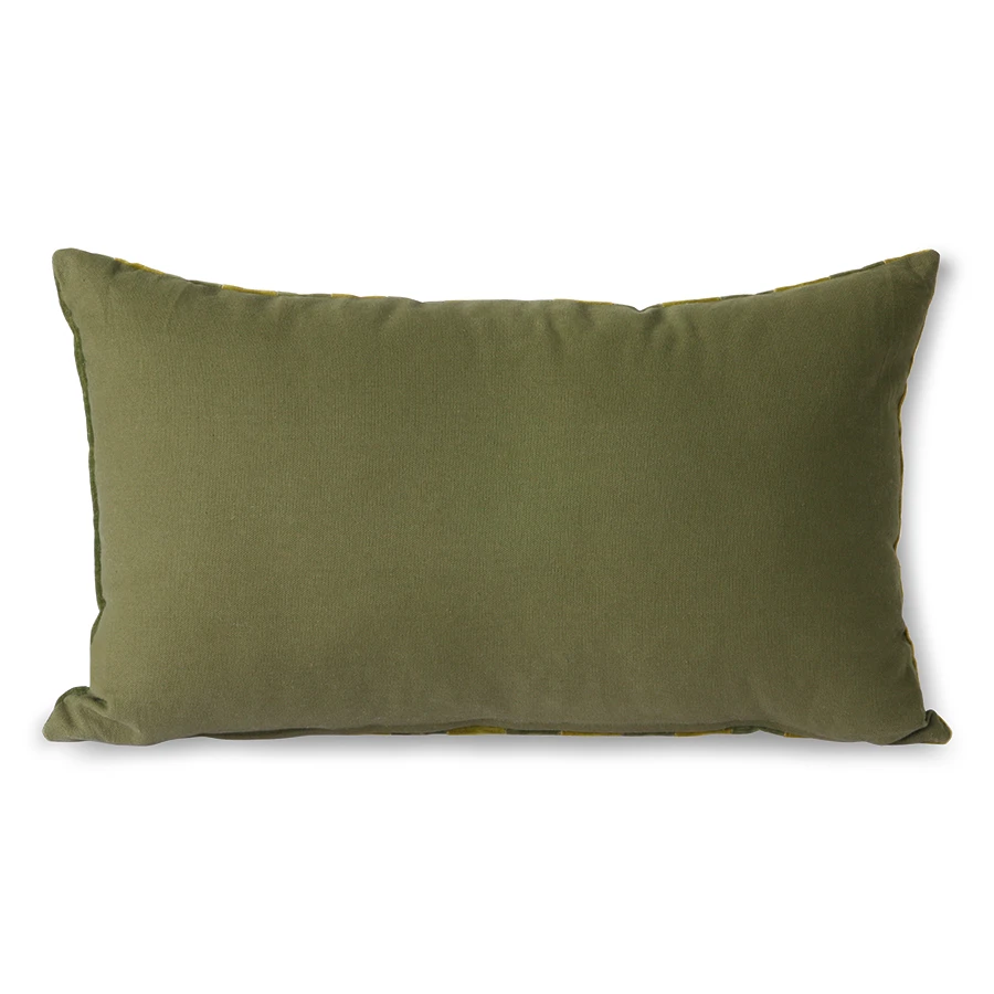 HKliving Green & Camo Striped Cushion HKliving Green & Camo Striped Cushion