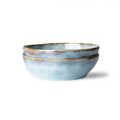 HKliving Set of 2 Lagune Pasta Bowls