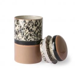 HKliving 70s Ceramics Storage Jar - Tropical