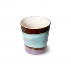 HKliving 70s Ceramics Handleless Coffee Mug - Patina