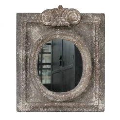 HKliving Resin Mirror Antique Look
