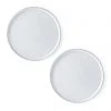 HKliving Set of 2 Mint Bold and Basic Ceramics Breakfast Plate