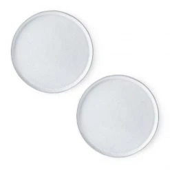 HKliving Set of 2 Mint Bold and Basic Ceramics Breakfast Plate