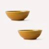 HKliving Kyoto Ceramics Japanese Soup Bowl Brown Set of 2 2 HKliving Kyoto Ceramics Japanese Soup Bowl Brown Set of 2