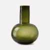 HKliving Green Glass Blown Vase L