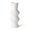 HKliving Speckled Clay Angular Vase | Medium 2 HKliving Speckled Clay Angular Vase | Medium