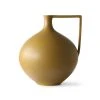 HKliving Ceramic Jar | Mustard | Large