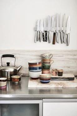 HKliving Ceramic 70's espresso mug: lava set/2 4 HKliving Ceramic 70's espresso mug: lava set/2