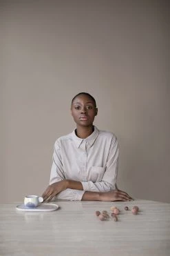 HKliving Gallery Ceramics Coffee Cup Yellow/Lilac Set of 2 5 HKliving Gallery Ceramics Coffee Cup Yellow/Lilac Set of 2