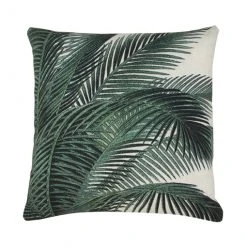 HKliving Printed Cushion Palm Leaves (45x45)