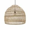 HKliving Wicker Pendant Lamp Ball Natural M