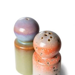 HKliving 70s Ceramics Salt & Pepper - Asteroids & Peat