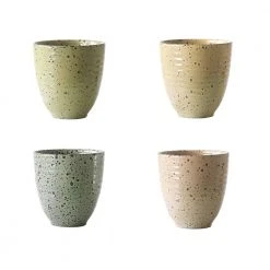 HKliving Set of 4 Gradient Ceramic Mugs