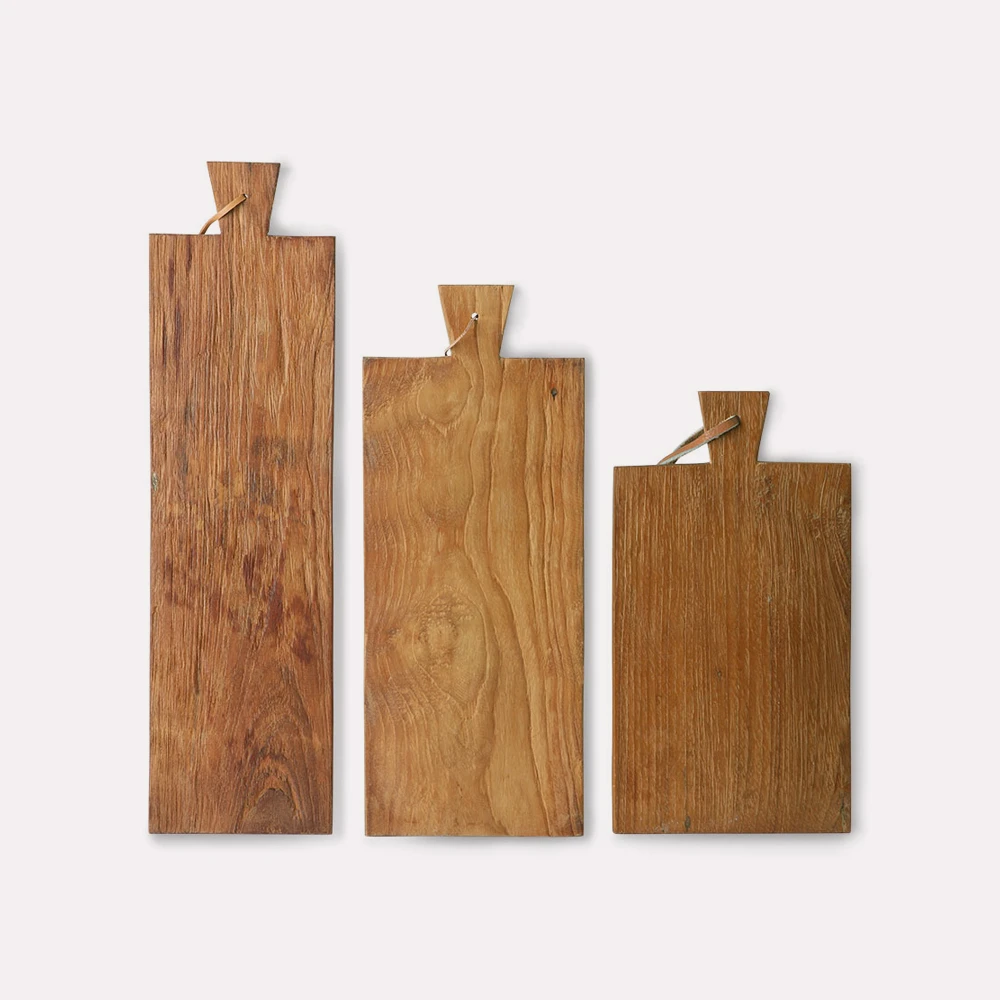 HKliving Teak Serving Boards (Set of 3) HKliving Teak Serving Boards (Set of 3)