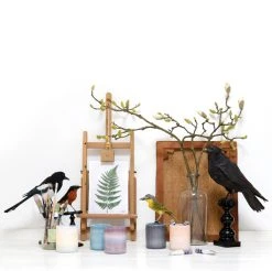 HKliving Artificial Blueberry Branch Set 3 Units