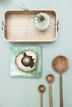 HKliving Willow Wooden Box With Two Handles