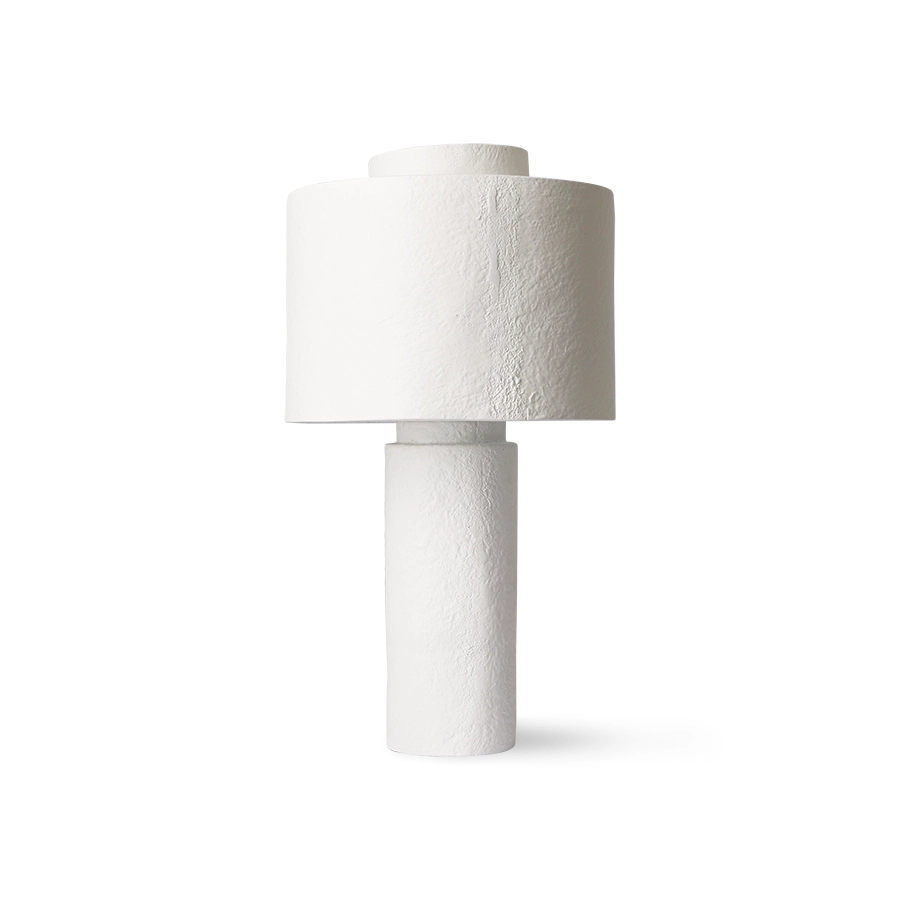 HKliving Gesso table lamp in the colour matt white. 3 HKliving Gesso table lamp in the colour matt white.