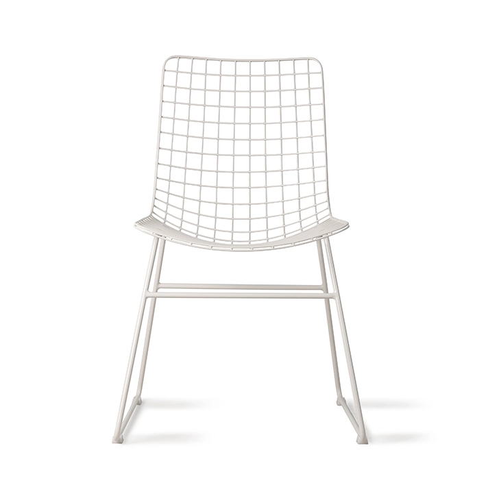 HKliving White Wire Dining Chair HKliving White Wire Dining Chair