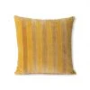 HKliving Ochre & Gold Striped Cushion