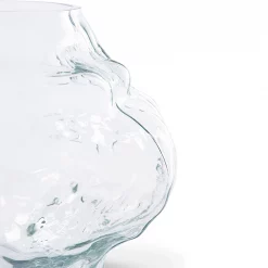 HKliving Objects: Cloud Vase Clear Glass Low