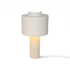 HKliving Gesso table lamp in the colour matt white. 7 HKliving Gesso table lamp in the colour matt white.